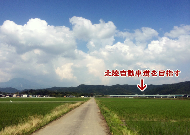 長浜市加田町周辺の風景