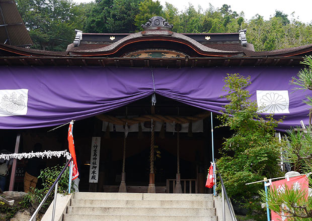 国宝 都久夫須麻神社本殿