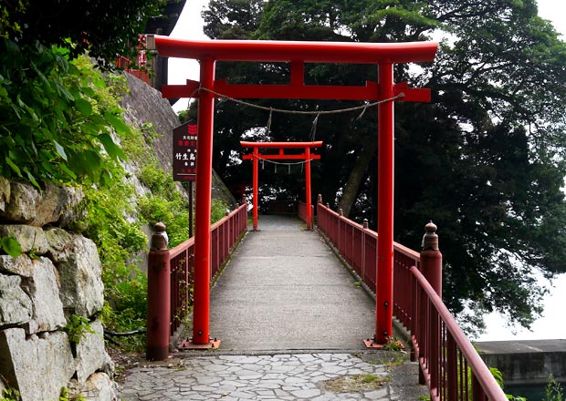 この鳥居の通りが県道319号線