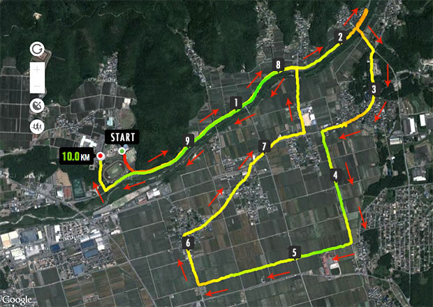 あざいお市マラソン10Kmコース