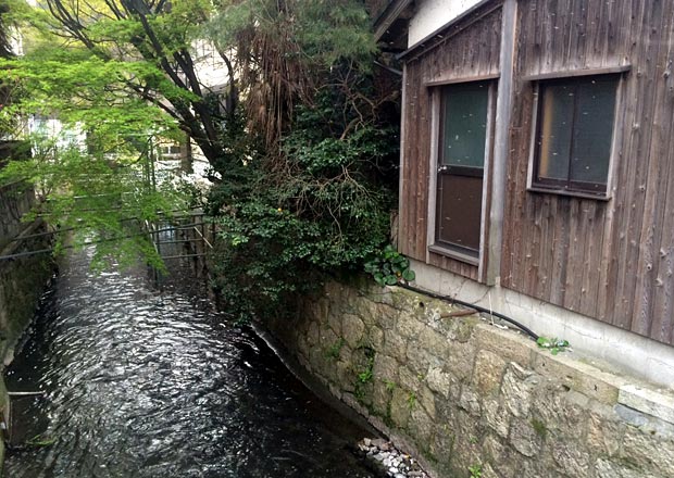 ドアを開けたら川へダイブ