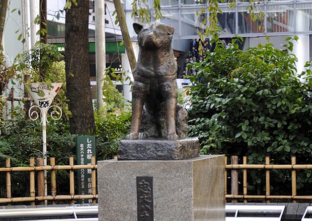 渋谷駅のハチ公像