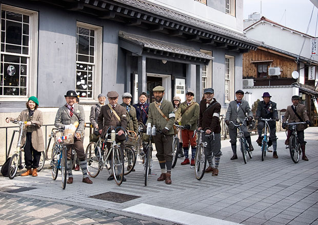 長浜を自転車でサイクリング