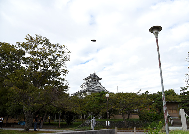 長浜城にもUFOが出現