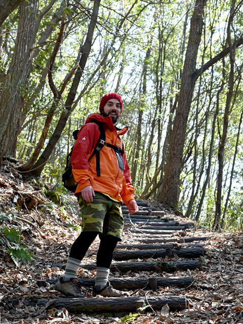 横山へのハイキングに出かけるとリラックスできる