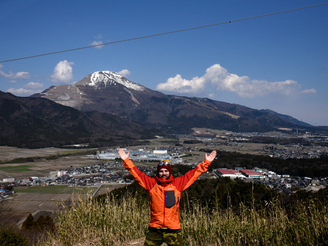 横山から見える伊吹山