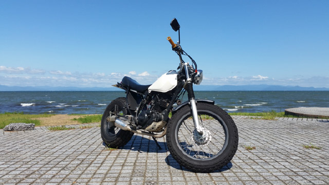 二輪バイク免許をとって買ったTW200