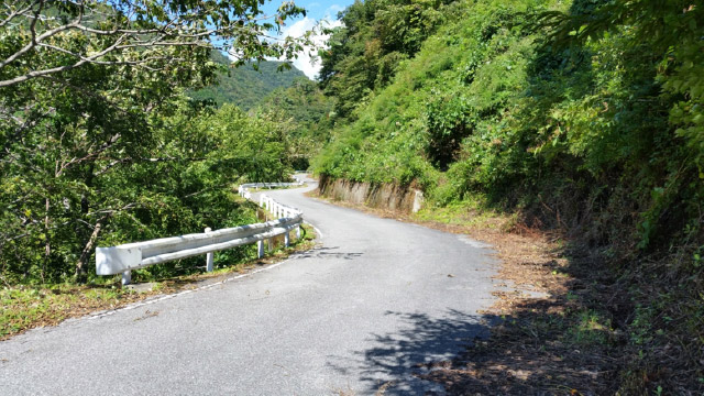 バイク好きにはたまらないこのクネクネ道