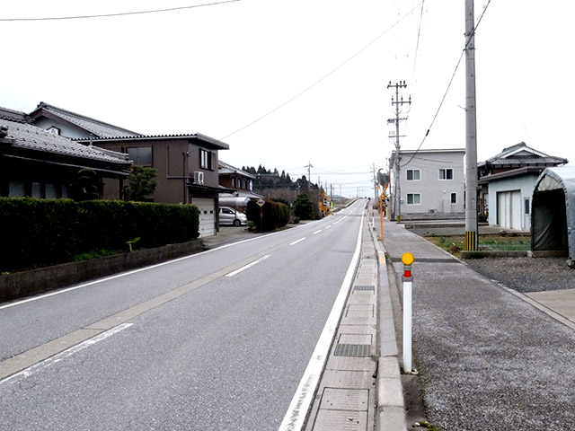 河毛駅付近は確かに見渡しても何も無い