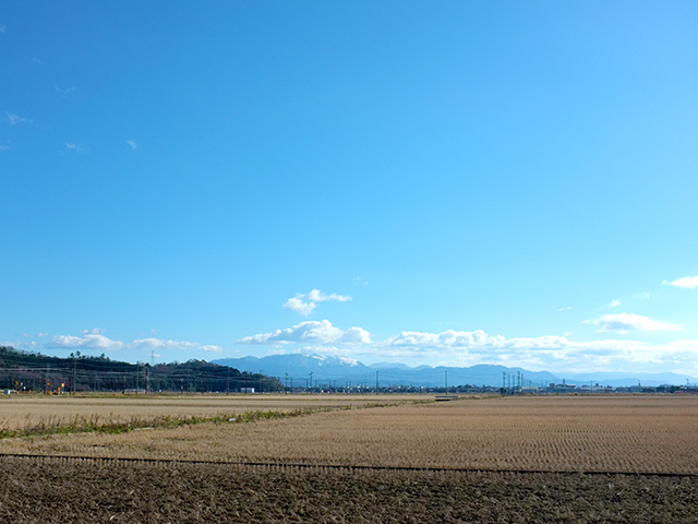 河毛駅近辺は、滋賀県湖北地域の原風景が残っている町