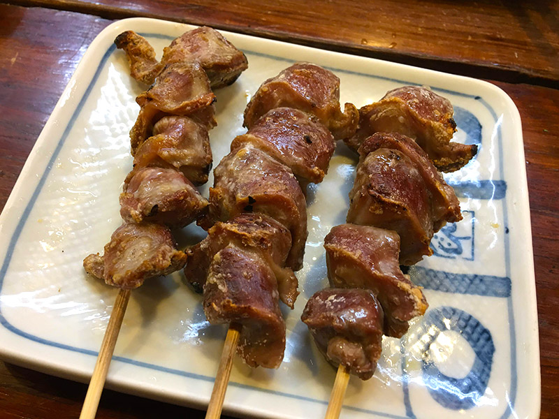 焼き鳥我が家のズリ