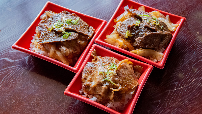 焼肉ぎおんのお持ち帰り焼肉丼