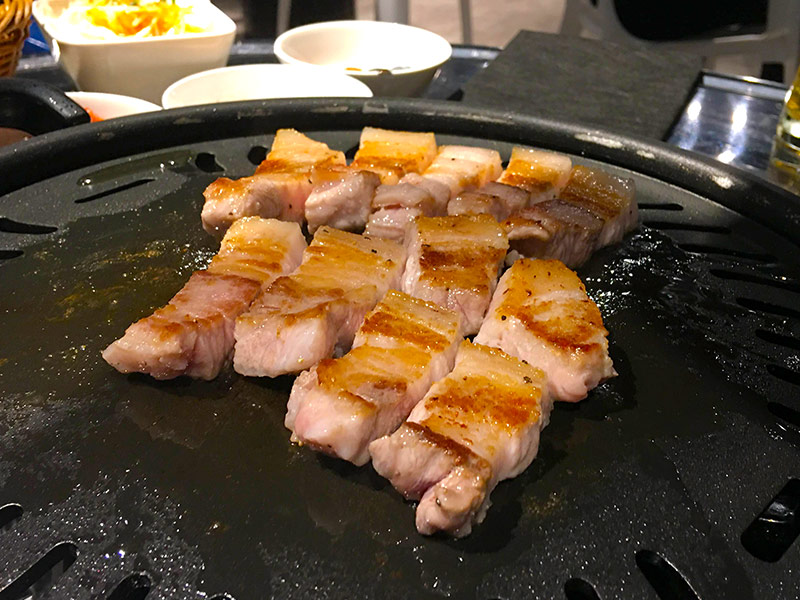 サムギョプサルの豚肉
