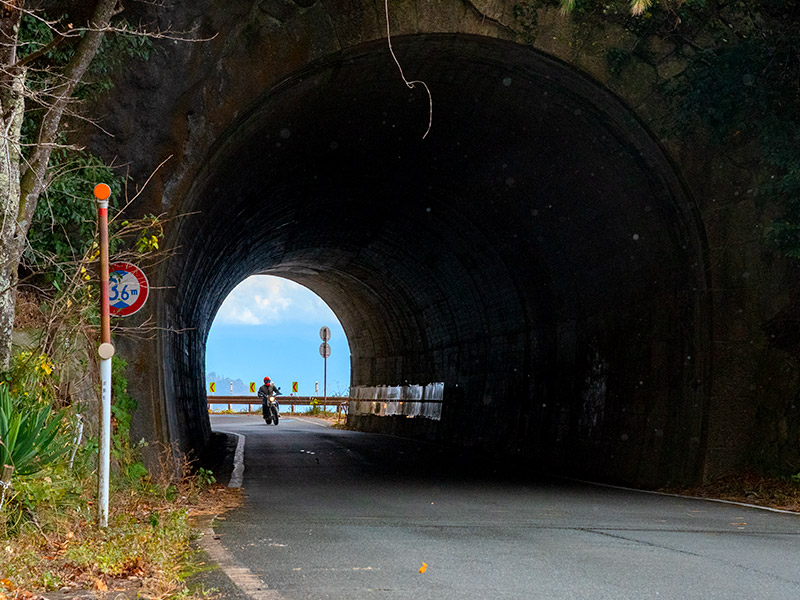 大崎観音の近くのトンネル