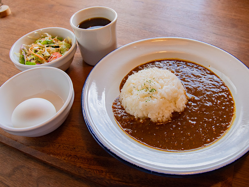 葉山珈琲メタセコイアGARDEN店のモーニングカレーセット