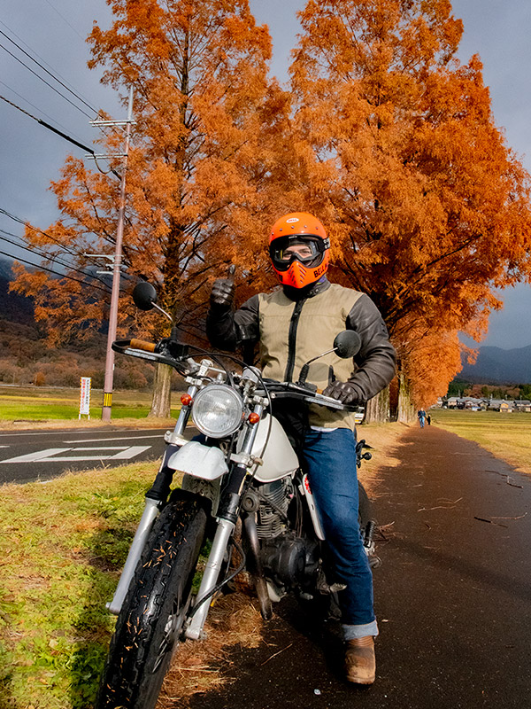 メタセコイアまでバイクツーリング