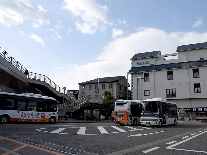 JR長浜駅にあるコインロッカーの設置場所