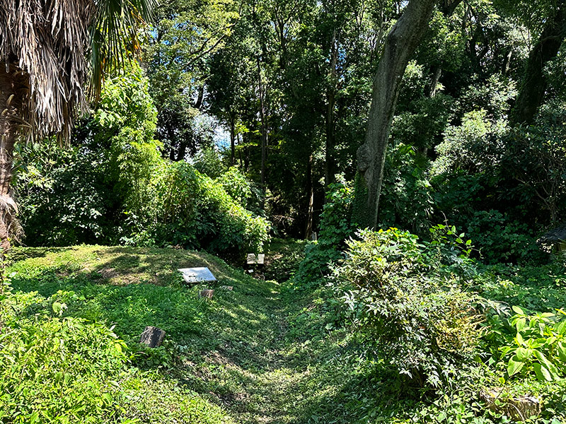 下坂氏館の虎口（こぐち）