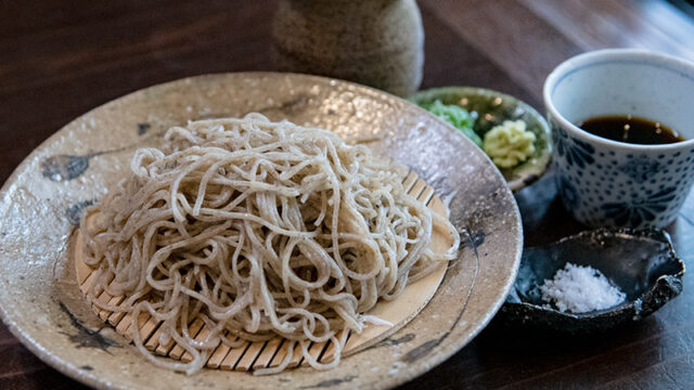 【長浜駅近く】手打ち蕎麦みたにの一口目はお塩で食べる「田舎そば」が食べたくて！