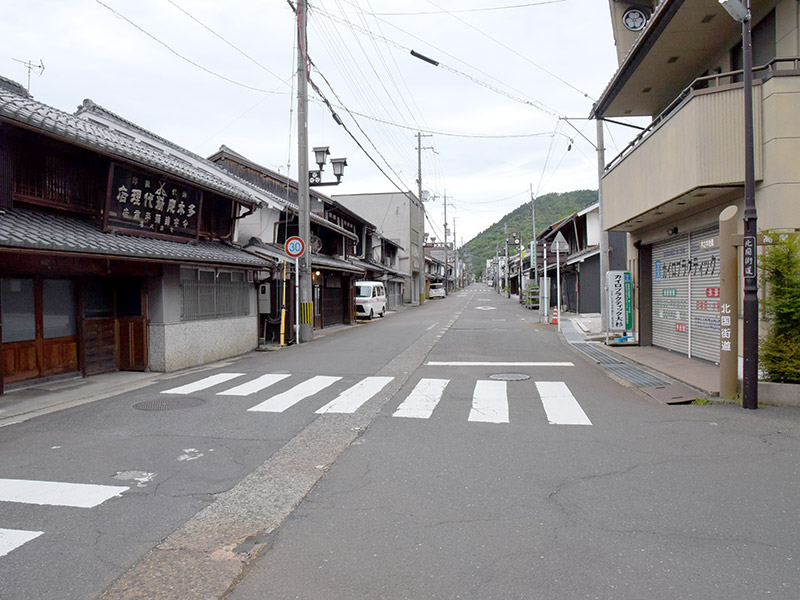 北国街道木之本宿まで歩いてきた