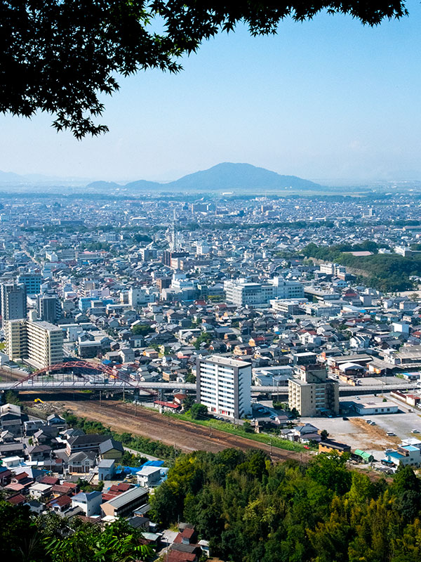 佐和山本丸跡(本丸からの景色は絶景)