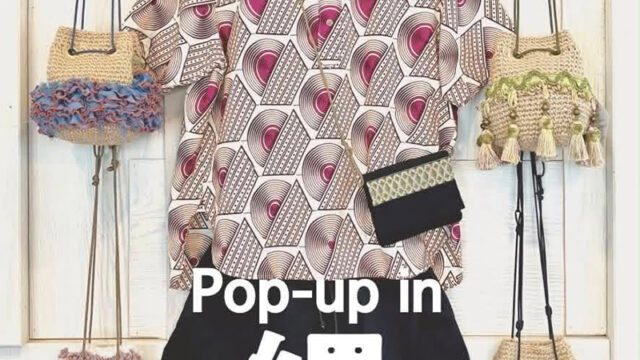 【7/8〜7/10】佐賀発の服飾ブランド「SCLAP and okanaSclap」が長浜・縄で3日間限定POP UP SHOPを開催
