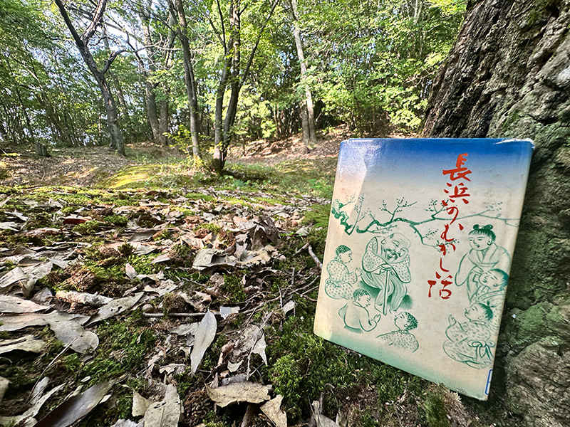 【長浜の伝説】田村山に残る「鯉が池」は本当にあった？『長浜のむかし話』を片手に歩いてみた